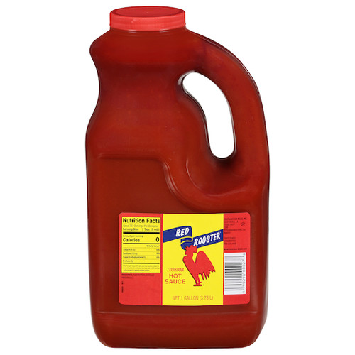 Louisiana Red Rooster Hot Sauce, 1 Gallon, 4 Per Case